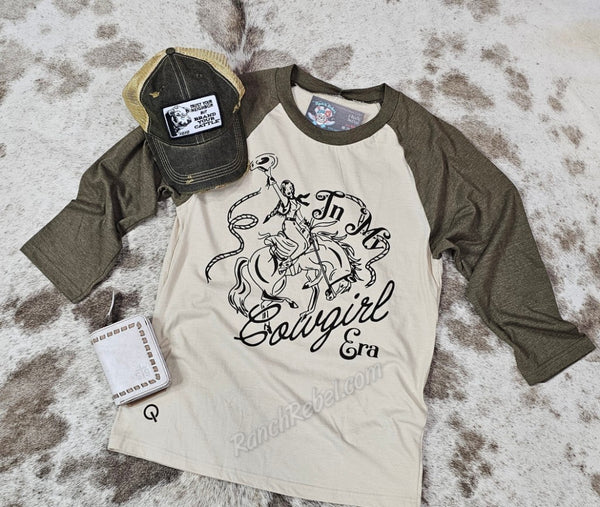 Rodeo Quincy Cowgirl Era Baseball Tee #5515