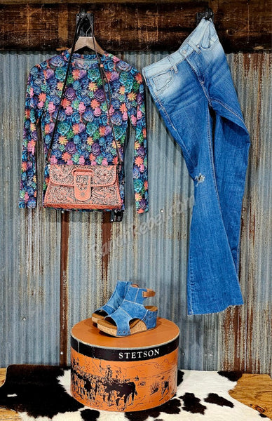 Succulent Mesh Top #5570