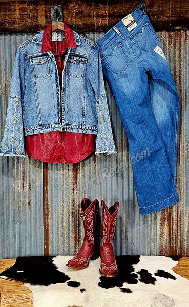 STS Dori Denim Bell Sleeve Jacket #5830
