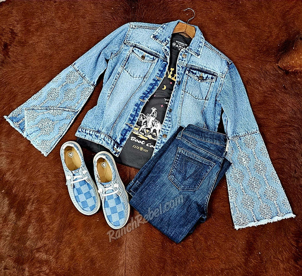 STS Dori Denim Bell Sleeve Jacket #5830