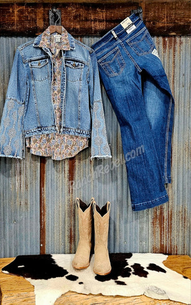 STS Dori Denim Bell Sleeve Jacket #5830