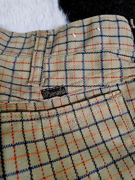 Vintage Wrangler Plaid Pants #6011