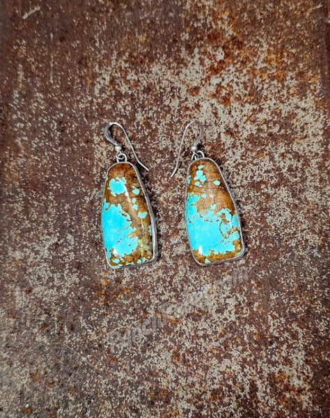 Vintage Turquoise Earrings #6044