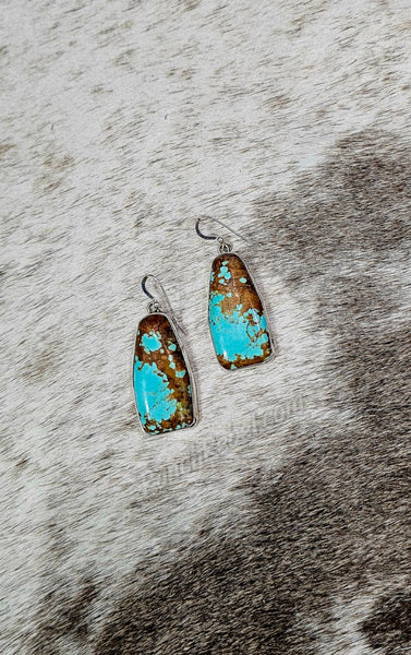 Vintage Turquoise Earrings #6044