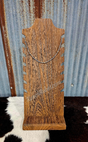 Sterling Pearl & Gold Filled Bead Necklace #6409