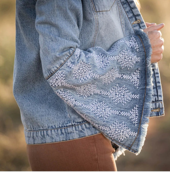 STS Dori Denim Bell Sleeve Jacket #5830