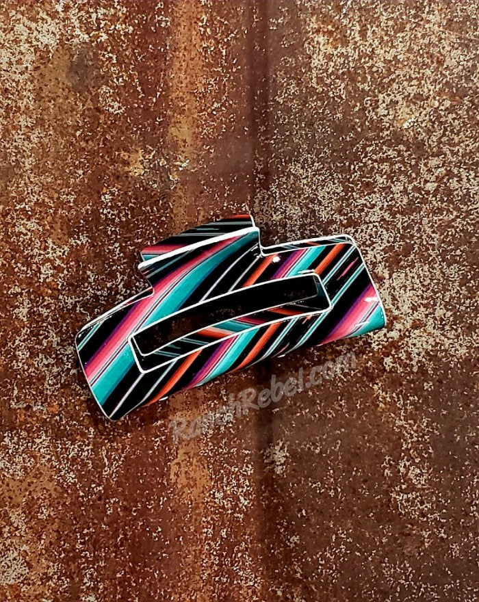 Sassy Serape Hair Clip #5091