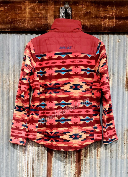 Ariat Prescott Fleece Jacket in Campfire Print #5132