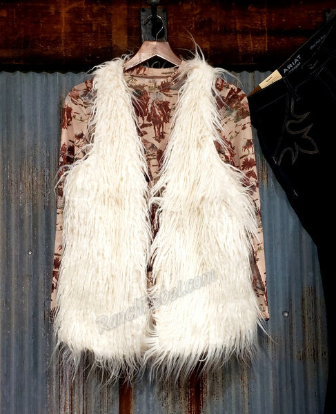 Ariat Fae Faux Fur Vest #5230