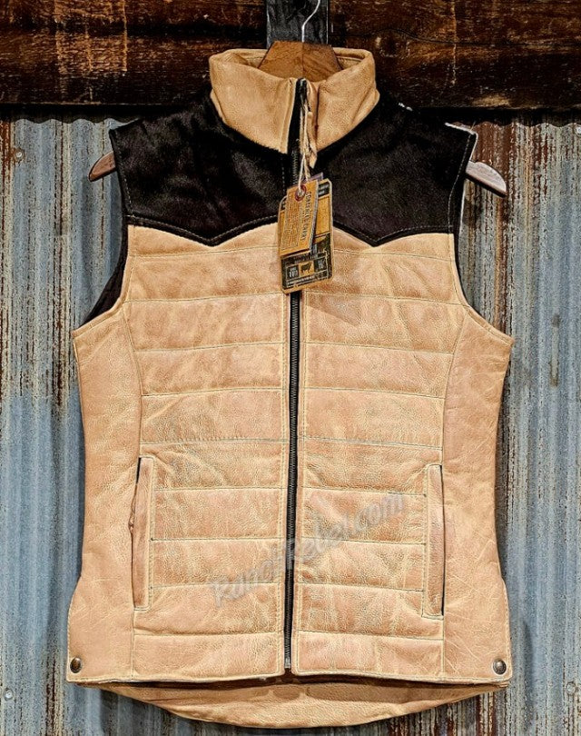 STS Adalyn Leather & Cowhide Vest #5276