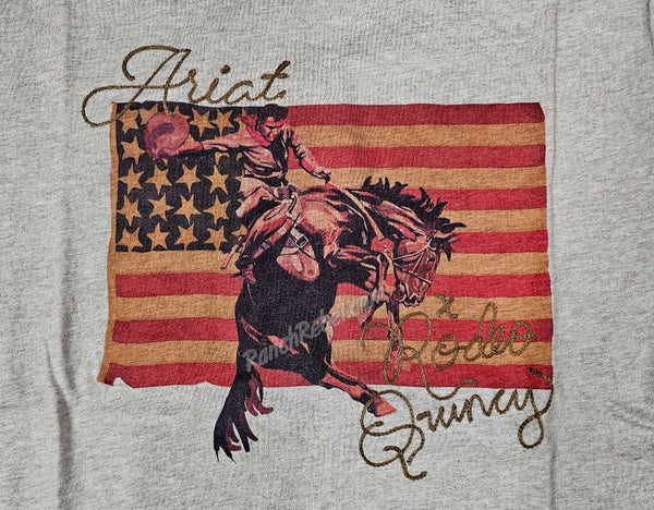 Ariat x Rodeo Quincy Flag Rodeo Tee #5303