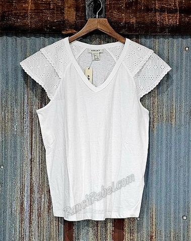 Ariat Heather Eyelet Top #5336