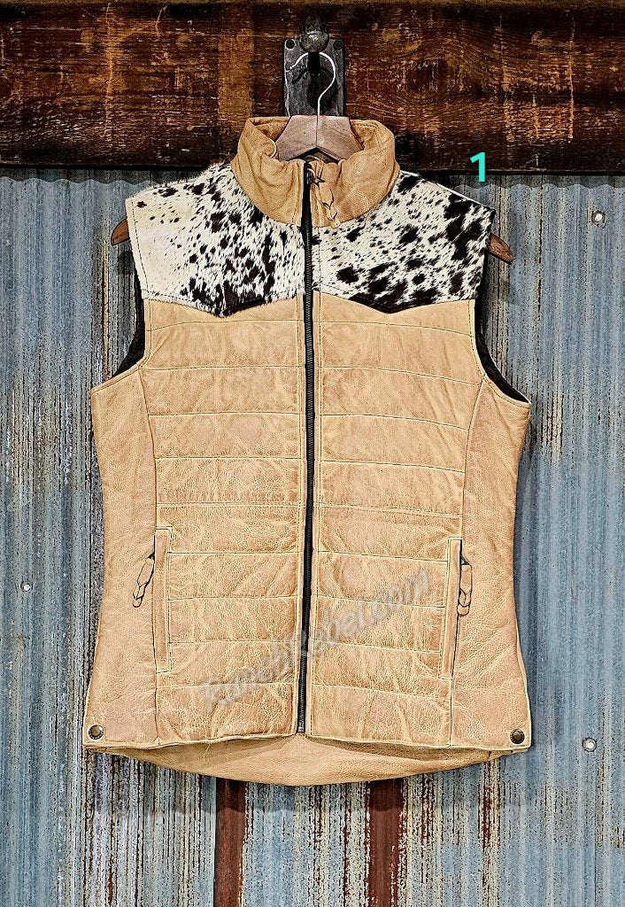 STS Adalyn Leather & Cowhide Vest #5276 – RanchRebel STS Adalyn Leather & Cowhide Vest #5276 – RanchRebel