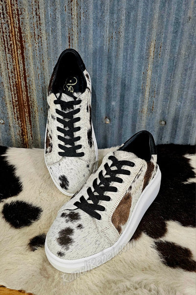 Julie Cowhide Sneakers #5423