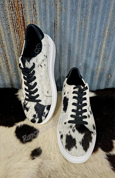 Julie Cowhide Sneakers #5423