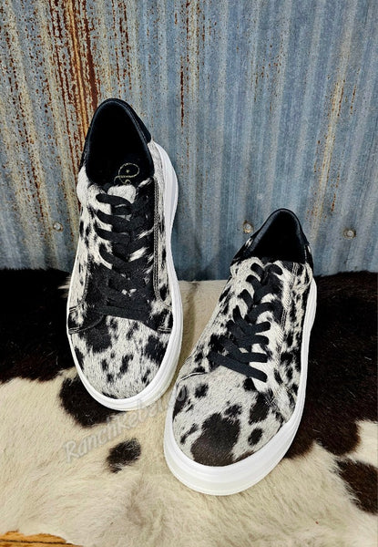 Julie Cowhide Sneakers #5423