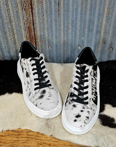 Julie Cowhide Sneakers #5423