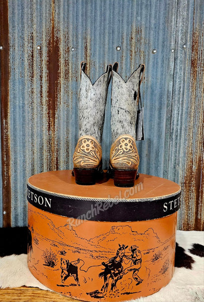 Magnolia Hand Tooled Cowhide Boots #5422