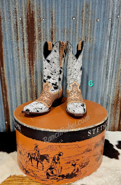 Magnolia Hand Tooled Cowhide Boots #5422