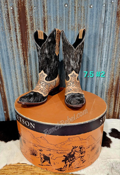 Magnolia Hand Tooled Cowhide Boots #5422