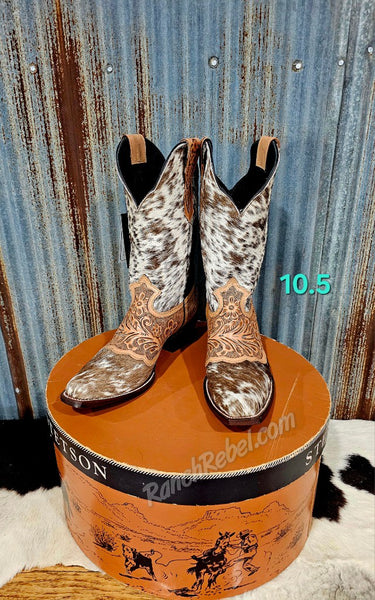 Magnolia Hand Tooled Cowhide Boots #5422