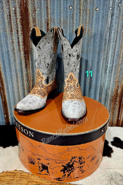 Magnolia Hand Tooled Cowhide Boots #5422