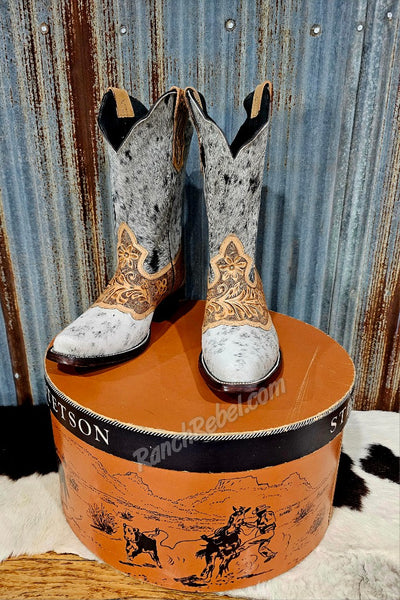 Magnolia Hand Tooled Cowhide Boots #5422