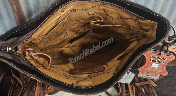 Longhorn Cowhide & Leather Bag #5461