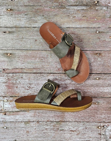 Bria Sandal in Khaki #5532