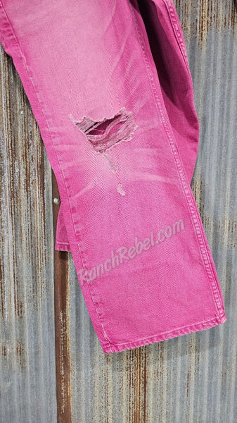 Ariat Ultra High Rise Tomboy Wide Leg in Pink #5495