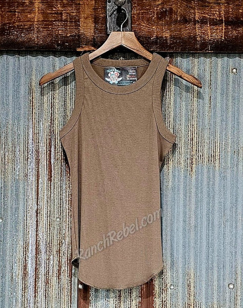 Top Shelf Tank in Mocha #5514