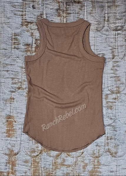 Top Shelf Tank in Mocha #5514