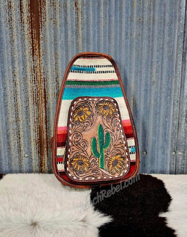Serape Cactus Sling Bag #5534