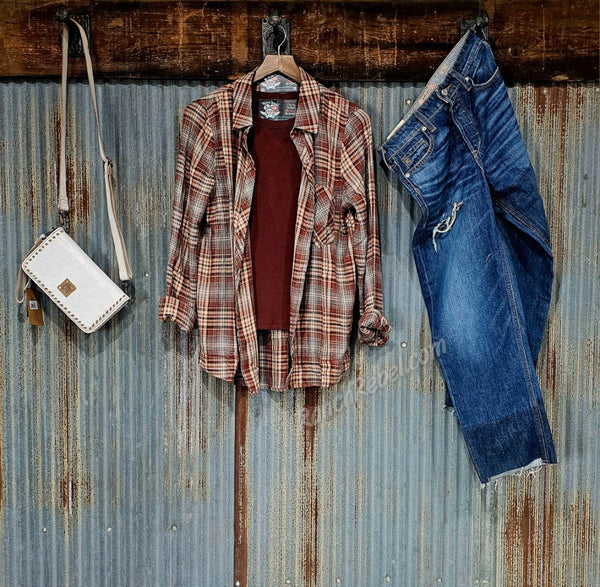 Red Dirt Country Flannel #5562