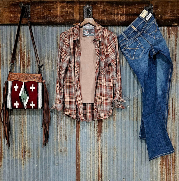 Red Dirt Country Flannel #5562