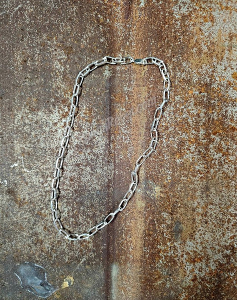 Chunky Sterling Silver Chain Necklace #5621