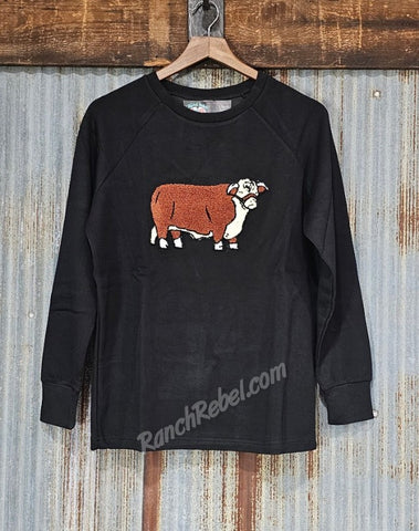 Retro Hereford Raglan #5638