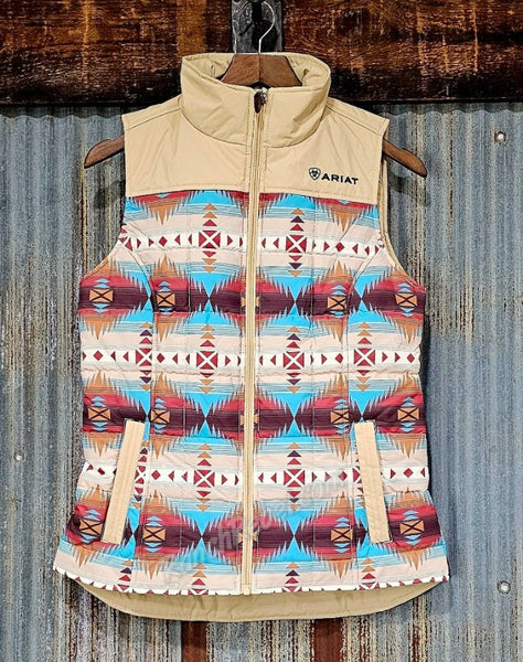 Ariat Crius Insulated Vest in Serrano Southwest Print #5667