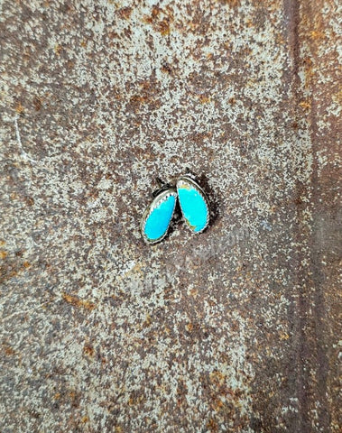 Turquoise Post Earrings #5688