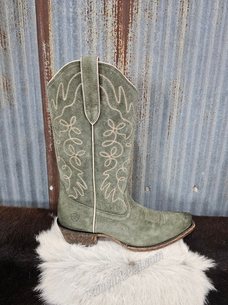 Ariat Jukebox Soft Olive Suede Boot #5694