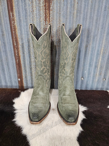 Ariat Jukebox Soft Olive Suede Boot #5694