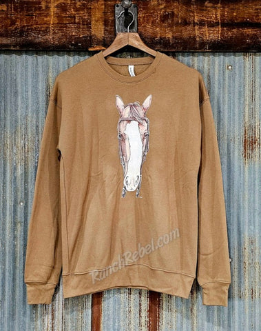 Amber's Horse Sweatshirt #5714