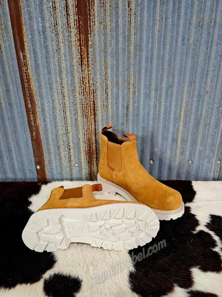 Ariat Fatbaby Twin Gore Wheat Suede Boot #5741