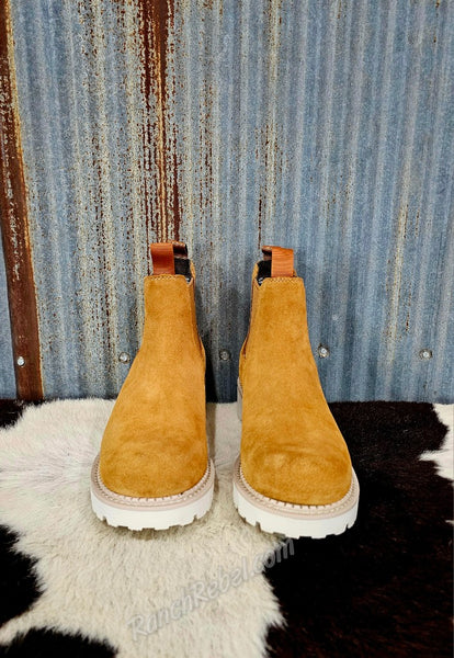 Ariat Fatbaby Twin Gore Wheat Suede Boot #5741