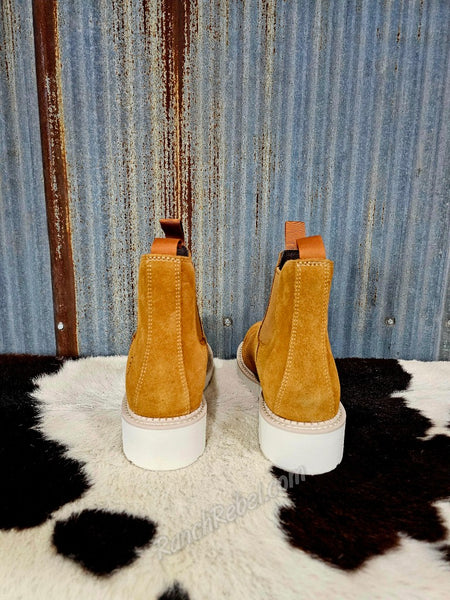 Ariat Fatbaby Twin Gore Wheat Suede Boot #5741