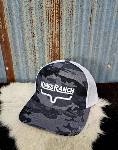 Kimes Ranch Newcomb Cap in Night Camo #5750