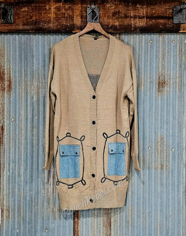 Retro Ranch Hereford Sweater Cardi #5754