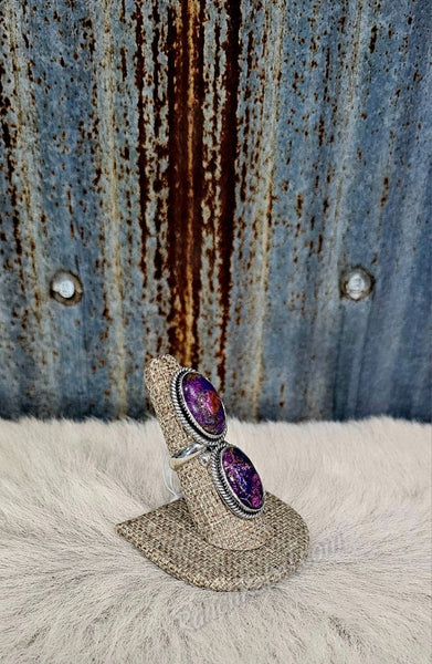 Purple Mojave Adjustable Ring #5772