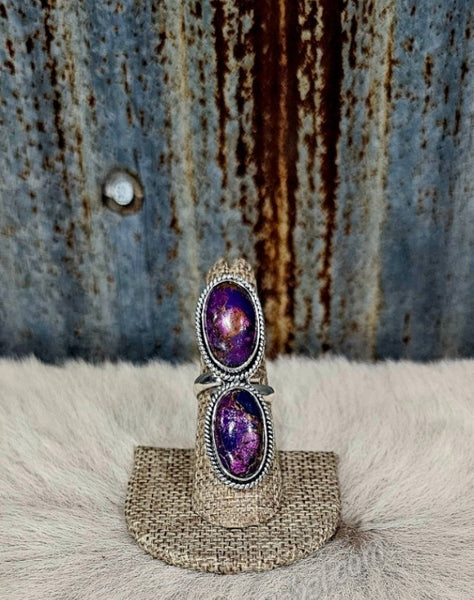 Purple Mojave Adjustable Ring #5772