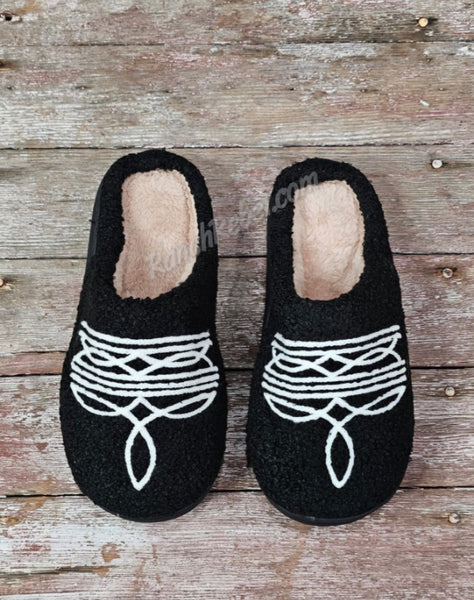 Boot Stitch Slippers #5774